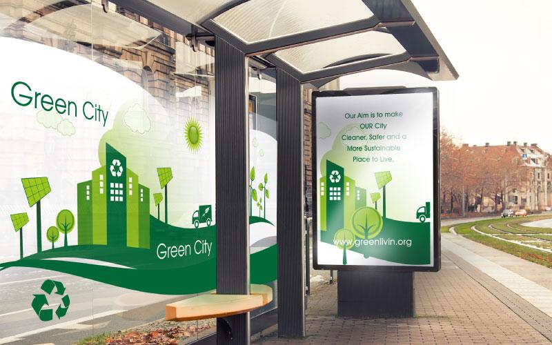 EcoFriendly Large Format Digital Printing Materials, Methods and